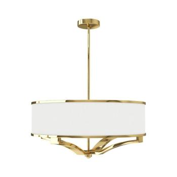 Open Design OR84825 - GERDO csillár rúddal 4xE27/12W/230V arany/fehér OR84825