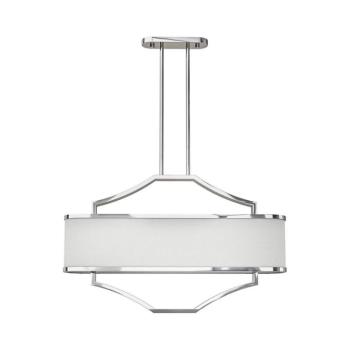 Open Design OR84849 - Rúdon szerelt csillár GERDO OVALE 6xE14/12W/230V fényes króm/fehér OR84849 kép