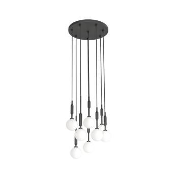 Open Design OR85341 - Kábeles ERO csillár 8xG9/8W/230V fekete OR85341