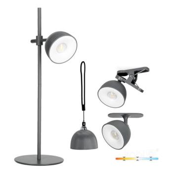 ORBI 2,5 W CCT LED asztali lámpa, szürke, Laitica, 2W, 150lm, CRI≥80, 5V, KOBI-002427 kép