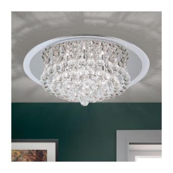 Orion DLU 2378/6/50-Kristály mennyezeti lámpa GLORIA 6xG9/40W/230V átm. 50 cm króm DLU 2378/6/50 chrom