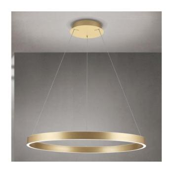 Orion – KOLK LED, fényerőszabályozható függeszték kábellel, LED/80W/230V, állítható színhőmérséklet 2700/3000/4000K, átm. 80 cm, arany HL 6-1717/80 gold-matt kép