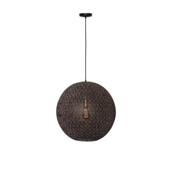 Oronero függőlámpa, Ø 50 cm, fekete/arany, fém kép