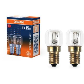 OSRAM 10X2 Átlátszó sütőizzó, E14, 15 W, 300°C, 2 db kép
