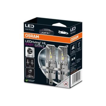 2x LED izzó LEDriving H4/H19 P43t/PU43T-3 25W 12V 6500K - Osram 64193DWESY2-2HB kép