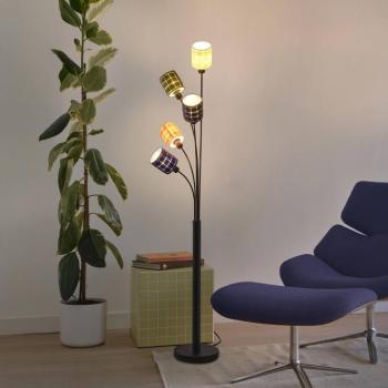 OSRAM álló lámpa Decor Felt Weaving Cans, színes, 5 izzós, E14 kép