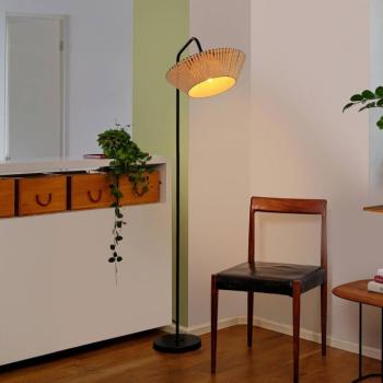 OSRAM álló világítás Decor csík, bézs, textil, E14 kép