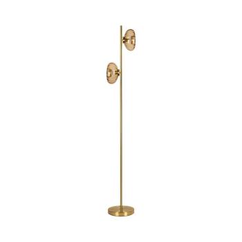 Osram - Állólámpa GOLD GLASS 2xE14/12W/230V arany/füstös bézs 4058075850705 kép