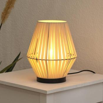 OSRAM asztali világítás Decor csík, bézs, textil, E14 kép