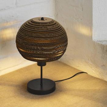 OSRAM BALL asztali világítás, barna, magasság 39 cm, hullámkarton, E27 kép