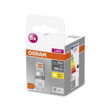 OSRAM Base PIN LED-csapos foglalat G9 1,9 W 2 700 K 5 darabos csomag
