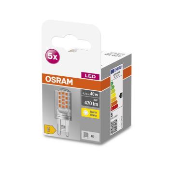 OSRAM Base PIN LED-csapos foglalat G9 4,2 W 470 lm 5 db kép