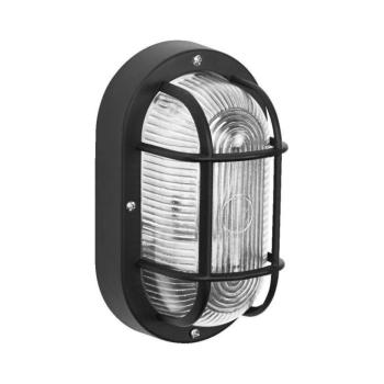 Osram - BULKHEAD kültéri fali lámpa 1xE27/10W/230V IP54 fekete 4058075845589 kép