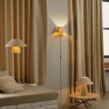 OSRAM Decor Bamboo Paper Hut fali világítás, bambusz E27 csatlakozó kép
