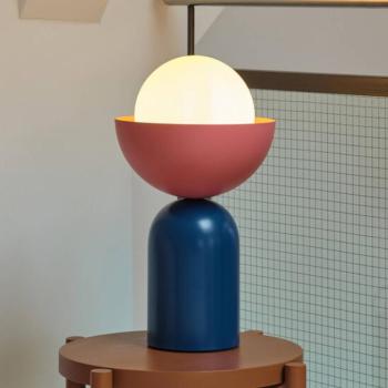 OSRAM Decor Bowl asztali világítás, kék/rózsaszín, acél, E14 kép
