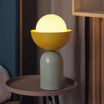 OSRAM Decor Bowl asztali világítás, zöld/sárga, acél, E14 kép