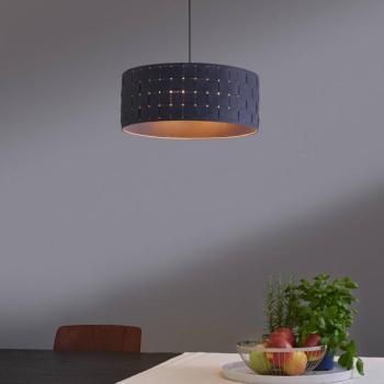 OSRAM Decor Felt Weaving lógó lámpa, Ø 48 cm, szürke, filc E27 kép