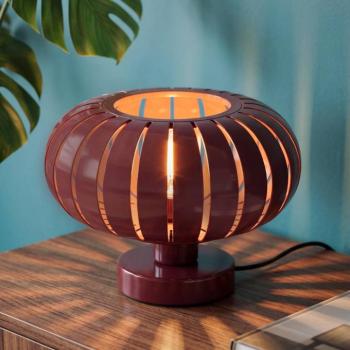 OSRAM Decor Flora asztali világítás, sötétvörös, Ø 28 cm, E27 kép