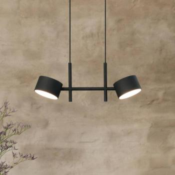 OSRAM Decor Kyoto LED lógó világítás, 2 izzós, fekete, dimmelhető kép