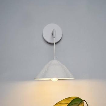 OSRAM Decor Lotus Leaf fali lámpa, 1 izzó, fehér, papír, E14 kép