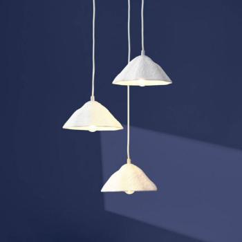 OSRAM Decor Lotus Leaf lógó lámpa, 3 izzós, fehér, papír, E14 kép