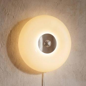 OSRAM Decor Lunea LED fali lámpa, fehér, Ø 30 cm, üveg, CCT dimmelhető kép