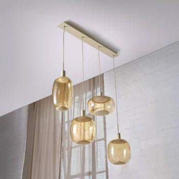 OSRAM Decor Needle Linear lógó lámpa, bézs, acél, 4 db E27 kép