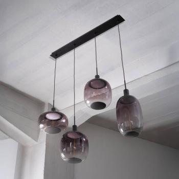 OSRAM Decor Needle Linear lógó lámpa, szürke, acél, 4-lámpás, E27 kép