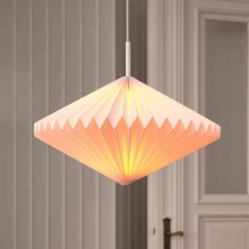 OSRAM Decor Paper Diamond lógó világítás, fehér, papír, E27 kép