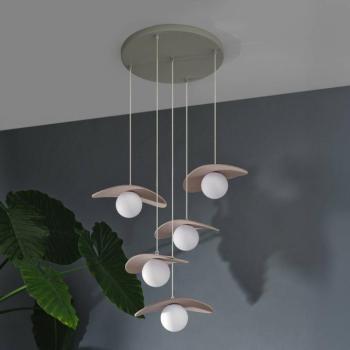 OSRAM Decor Pearl lógó világítás, 5 izzós, bézs, filc, G9 kép