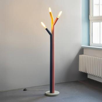 OSRAM Decor Straw álló világítás, 3 izzós, színes, acél, E27 kép