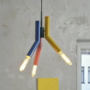 OSRAM Decor Straw lógó világítás, 3 izzós, acél, színes, E27 kép