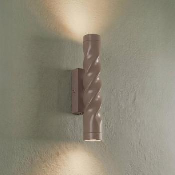 OSRAM Decor Twirl fali lámpa, bézs, magasság 23 cm, felfelé/lefelé irányuló, 2 kép