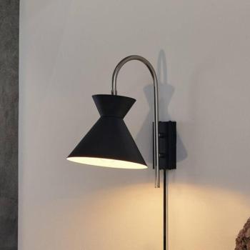 OSRAM Decor Waist fali világítás, acél, fekete, E27, dugasz kép
