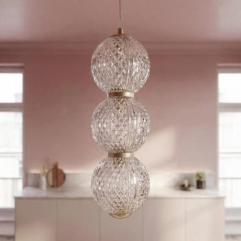 OSRAM Decor Xstal LED lógó világítás, sárgaréz színű, Ø 12 cm kép