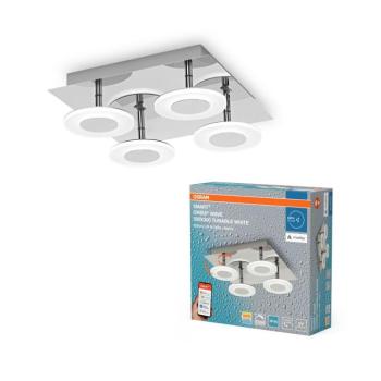 Osram - Dimmelhető LED fürdőszobai mennyezeti lámpa SMART+ WAVE LED/24W/230V IP44 Wi-Fi 4099854473227 kép