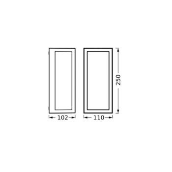 OSRAM ENDURA CLASSIC RADO kültéri fali lámpa, sötét szürke, IP65 kép