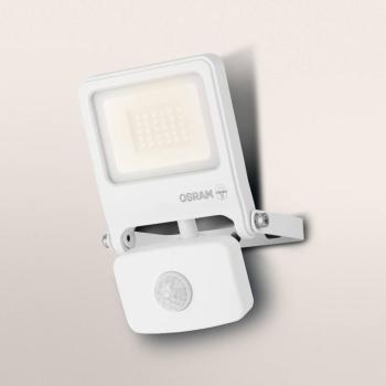 OSRAM ENDURA FLOOD kültéri spotlámpa, fehér, érzékelő 20 W 830 IP44 kép