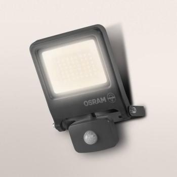 OSRAM ENDURA FLOOD kültéri spotlámpa, szürke, érzékelő 30 W 830 IP44 kép