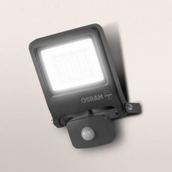 OSRAM ENDURA FLOOD kültéri spotlámpa, szürke, érzékelő 30 W 840 IP44 kép