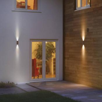 OSRAM ENDURA STYLE rozsdás színű, 16 cm-es, felfelé/lefelé irányuló LED kültéri