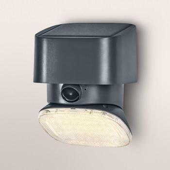 OSRAM ENDURA STYLE TURN napelemes fali lámpa, szürke, érzékelő, IP54 kép