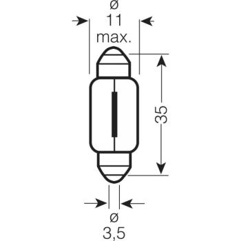 OSRAM EREDTI FESZTIVÁL LED IZZÓ 1 db-os csomag kép