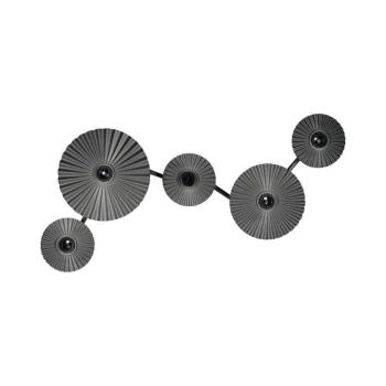 Osram - Fali lámpatest PLISSEE 5xE27/15W/230V antracit 4058075851993 kép
