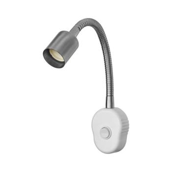 Osram - Flexibilis fali lámpa PLUG TUBE FLEX 1xGU10/5W/230V matt króm/fehér 4058075858855 kép