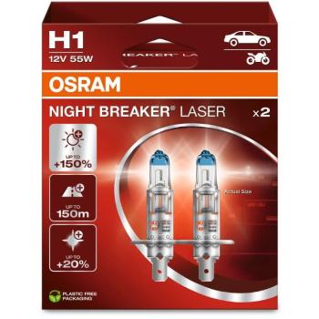 OSRAM H1 Night Breaker Laser Next Generation +150%, 2 db kép