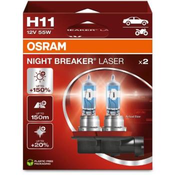 OSRAM H11 Night Breaker Laser Next Generation +150%, 2 db kép