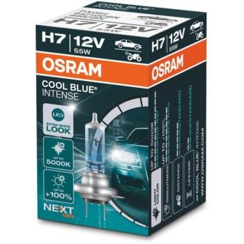 OSRAM H7 Cool Blue Intense, 12V, 55W, PX26d, doboz kép