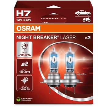 OSRAM H7 Night Breaker Laser Next Generation +150%, 2 db kép