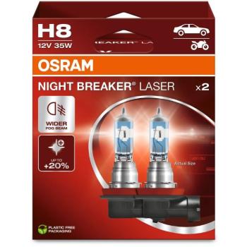 OSRAM H8 Night Breaker Laser Next Generation +150%, 2 db kép